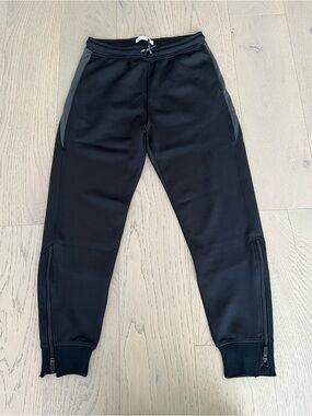 Zara Black Men's Jogger Pants with Contrast Side Panels